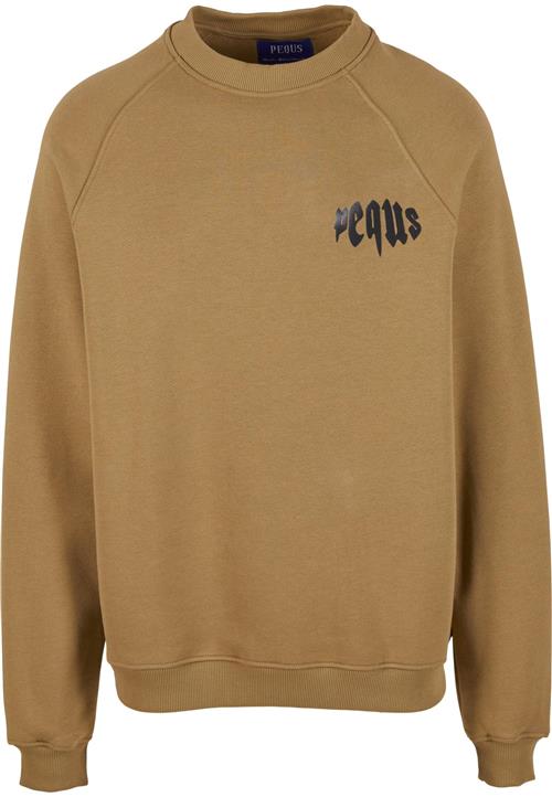 Pequs Sweatshirt 'Mythic'  oliven / sort