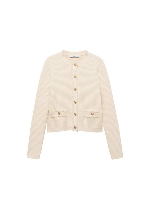 Se MANGO Cardigan 'COCOCHA'  beige ved About You