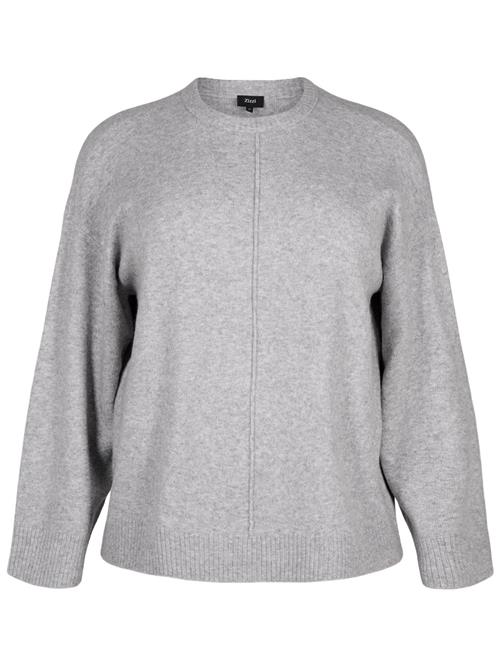 Zizzi Pullover 'Cavista'  grå-meleret