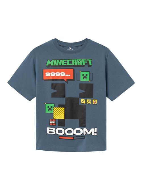 Se NAME IT Shirts 'Minecraft'  marin / grøn / rød / sort ved About You