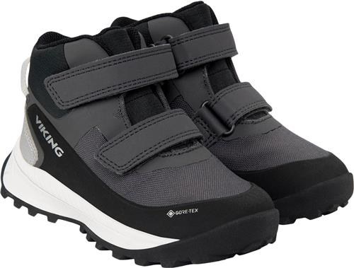 Viking Expower Mid GTX 2V Charcoal Sneakers Str 33 - Gummi hos Magasin