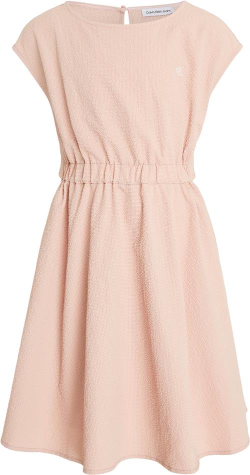 Calvin Klein Baby Seersucker FIT Flare Dress Str 14 år - Tf6 Kjoler hos Magasin