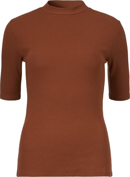 Se Modström Krown Tshirt Kvinde Brandy Brown Kortærmede T-shirts Str XS - hos Magasin ved Magasin