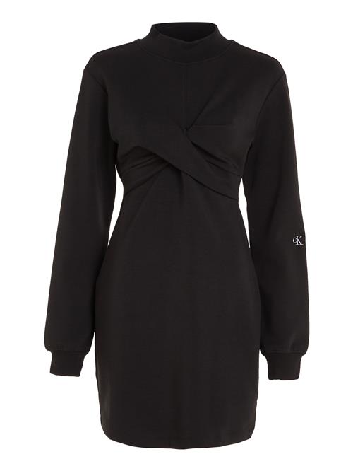 Calvin Klein Wrap Crew Neck Dress Kvinde Beh Korte Kjoler Str L - hos Magasin