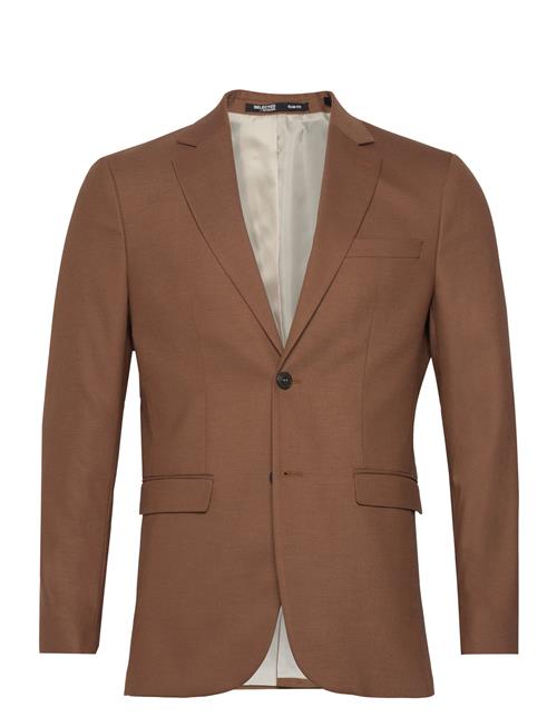 Se Selected Homme Slhslim-Neil Blz B Noos Selected Homme Brown ved Booztlet