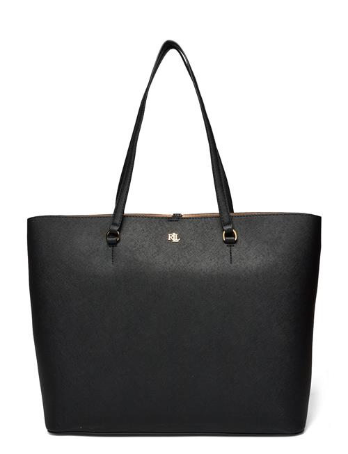 Lauren Ralph Lauren Crosshatch Leather-Karly-Tte-Lrg Lauren Ralph Lauren Black