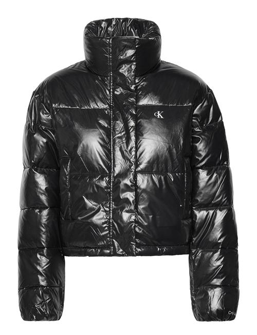 Calvin Klein Jeans Cropped Shiny Puffer Calvin Klein Jeans Black