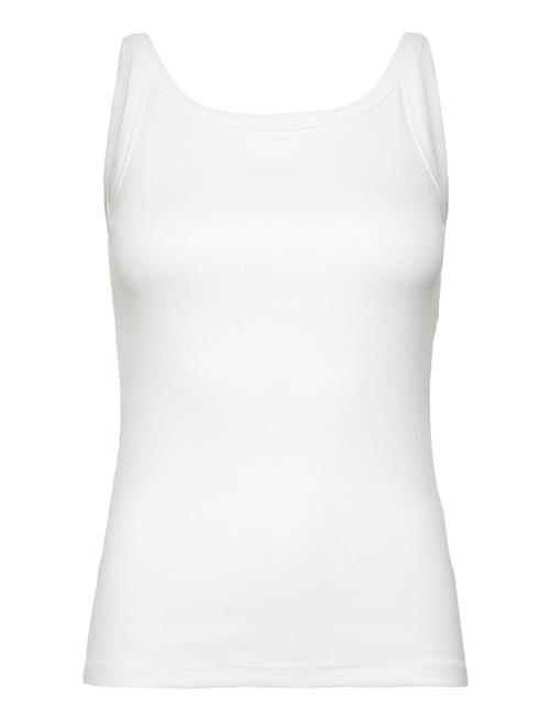 Kacarna Tank Top Kaffe White