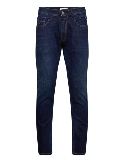 Se Replay Rocco Trousers Comfort 99 Denim Replay Blue ved Booztlet