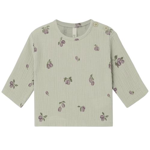 garbo&friends Muslin top baby bomuld Prune Green | Grønn | 74/80 cm