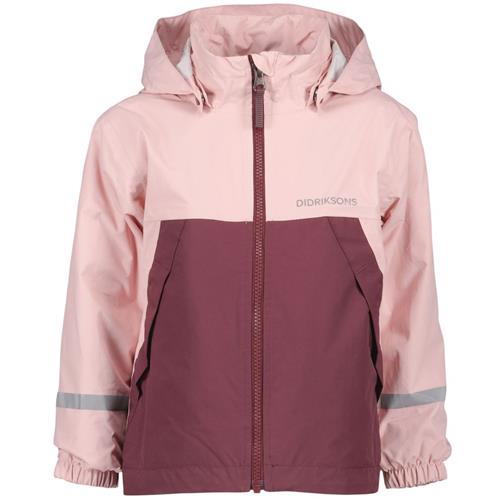 Se Didriksons Bladet Raincoat Dusty Pink | Lyserød | 140 cm ved Babyshop