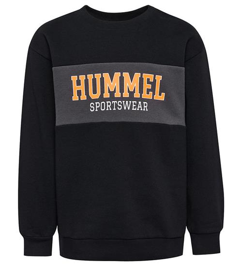 Se Hummel Sweatshirt - hmlAlvin - Sort ved KidsWorld