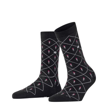 Burlington Strømper Lipstick Organic Cotton Sock Sort Str 36/41 Dame