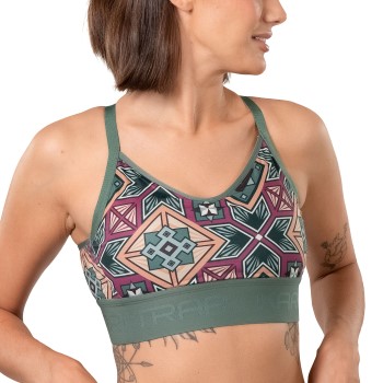 Kari Traa Bh Fröya Wool Sports Bra Grøn polyester Small Dame