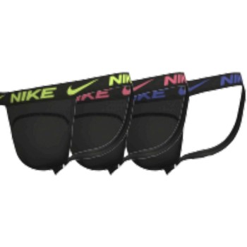 Nike 3P Dri-Fit Essential Micro Jockstrap Flerfarvet-2 polyester Small Herre