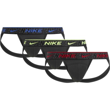 Nike 6P Everyday Cotton Stretch Jockstrap Flerfarvet-2 bomuld X-Large Herre