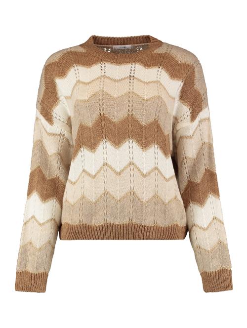 Hailys Pullover 'Missa'  beige / camel / ecru