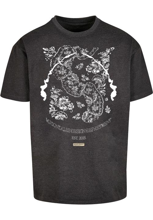 MJ Gonzales Shirts 'Paisley x Heavy'  antracit / hvid