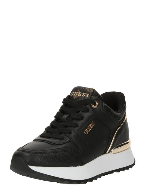 Se GUESS Sneaker low 'KADDY'  guld / sort ved About You