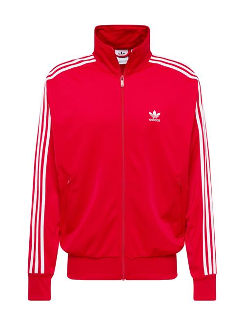 ADIDAS ORIGINALS Sweatjakke 'Adicolor Classics Firebird'  rød / hvid