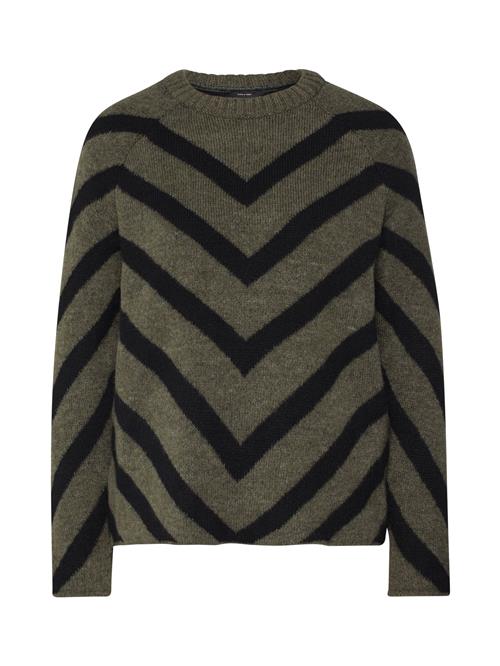 ONLY Pullover 'ONLEliza'  grøn-meleret / sort