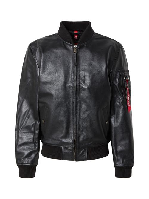 ALPHA INDUSTRIES Overgangsjakke 'Ma-1'  sort