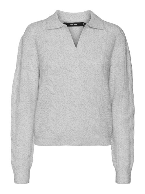 Se VERO MODA Pullover 'MILENA'  grå-meleret ved About You