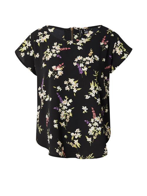 VERO MODA Bluse 'VMSAKI'  siv / lilla / rosé / sort