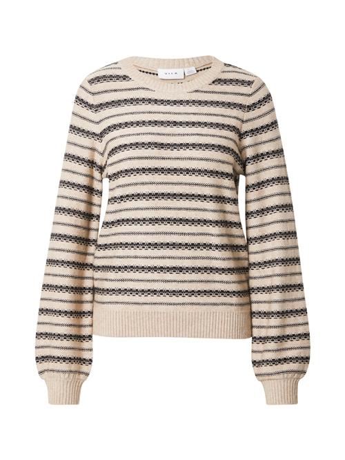 Se VILA Pullover 'VIRIL'  beige / sort ved About You