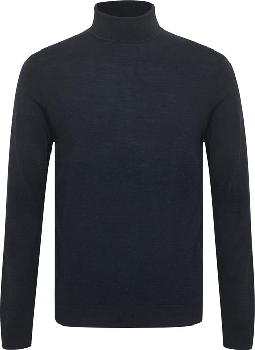 Matinique Maparcusman Merino Mand Dark Navy Melange Turtlenecks Regular Fit Str XL Merino - hos Magasin