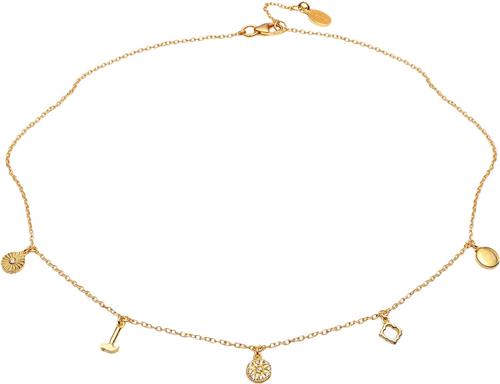 Se With love darling Prosperity Necklace Vermeil (925 Sterling Silver Gold Plated 2. 5 Micr ONE SIZE - Halskæder Med Vedhæng hos Magasin ved Magasin