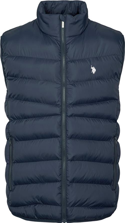 U.S. Polo Assn. Uspa Vest Eugene Men Mand 19-4020 Dark Sapphire Veste Str S - hos Magasin