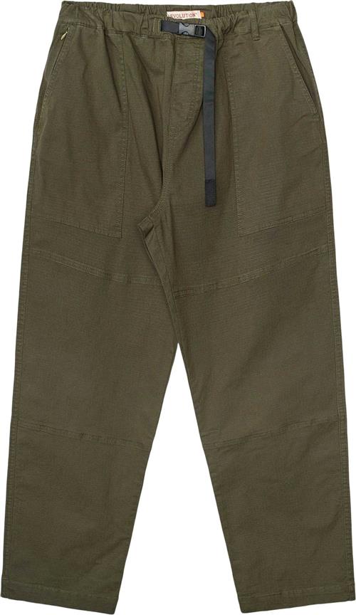 Se RVLT / Revolution Worker Trousers Mand Army Casual Bukser Str S - hos Magasin ved Magasin