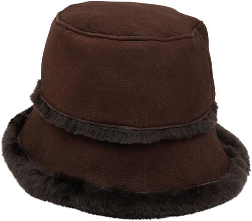 Lovelies Semeru Double Face Shearling Bucket HAT M - Bøllehatte hos Magasin