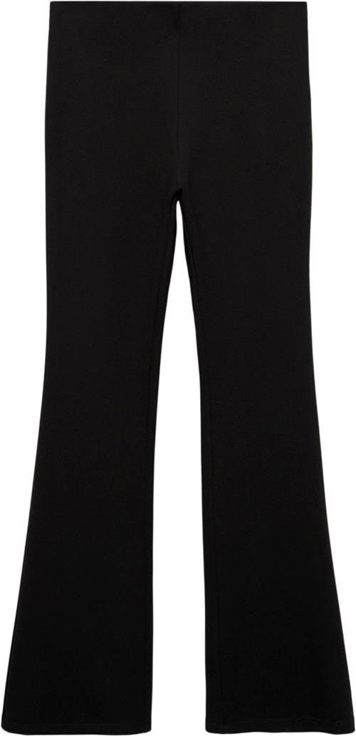 MANGO Leggings .- Delfin Kvinde Black Bukser Plus Size Str L - hos Magasin