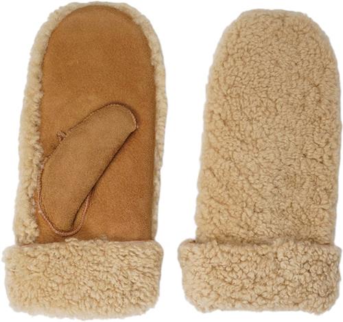 Lovelies Colon Mittens - Palm OF Suede AND Upper OF Curly Shearling L - Vanter hos Magasin