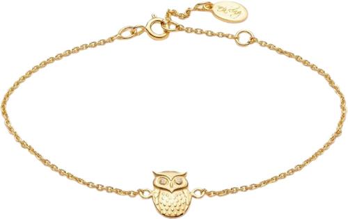 With love darling Wisdom Bracelet Vermeil (925 Sterling Silver Gold Plated 2. 5 Micron) ONE SIZE - Kædearmbånd Med Vedhæng hos Magasin