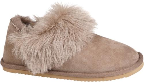 Lovelies Molde Shearling Boots Kvinde Walnut Hjemmesko Str 42 - Uld hos Magasin