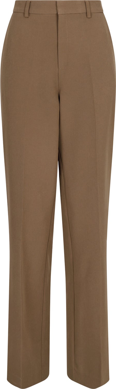 Neo Noir Alice Suit Pants Kvinde Dusty Brown Bukser Med Smalle Ben Str 44 - Polyester hos Magasin