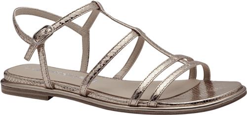 Tamaris 128158-42 Kvinde Light Gold Flade Sandaler Str 38 - hos Magasin