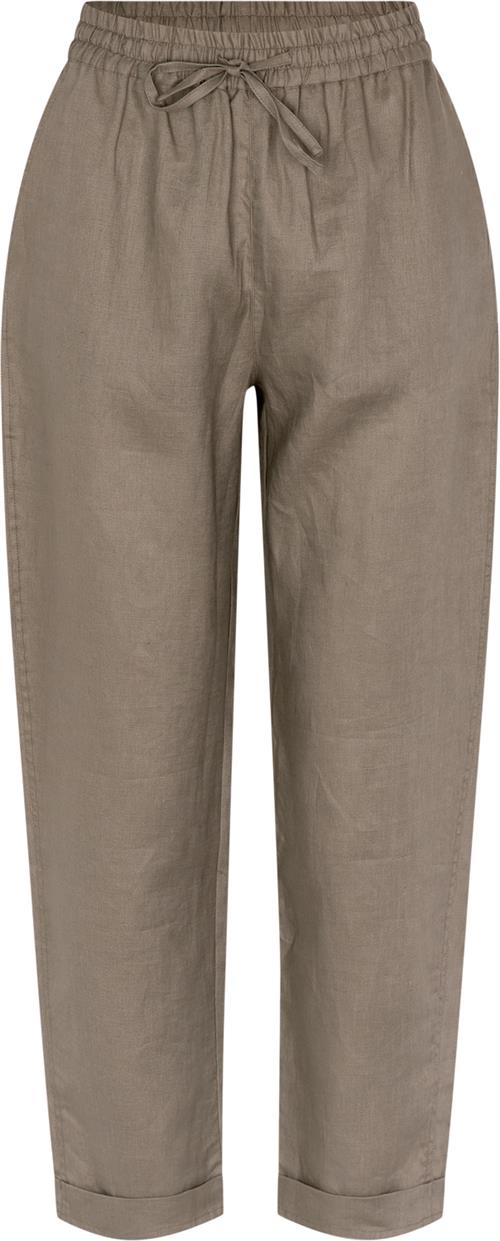 Se Rosemunde Linen Trousers Kvinde Koala Bukser Med Lige Ben Str 40 - hos Magasin ved Magasin