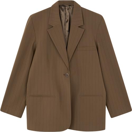 Mads Nørgaard - Copenhagen Recy Sportina Pin Nena Blazer Kvinde Brun Blazere Str 42 - hos Magasin