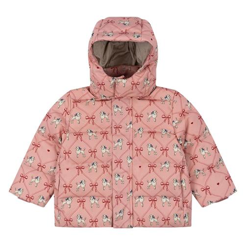 Konges Sløjd MAGNUM DOWN JACKET PRINT GRS POODLE | Lyserød | 3 years