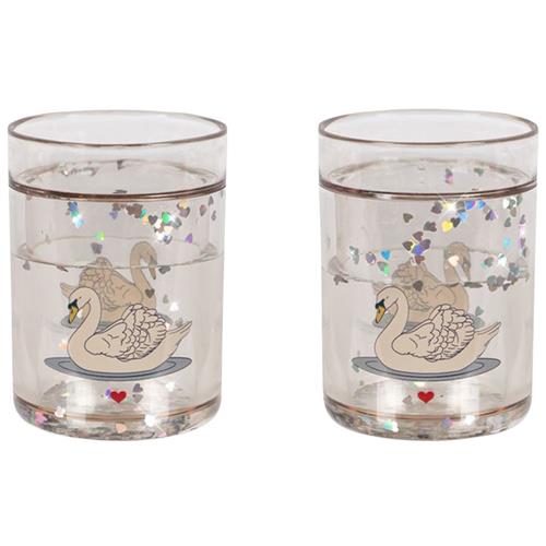 Konges Sløjd 2 Pack Glitter Cups Swan Off White | Hvid | 0