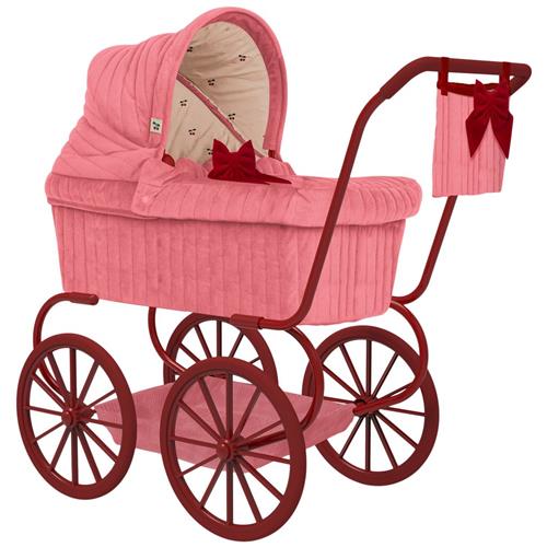 Konges Sløjd MINNIE LULU DOLL PRAM Minnie Lulu Dukkevogn Strawberry Ice Pink | Lyserød | 01