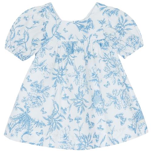 Se Tartine et Chocolat Casual kjole i Blueberry med blomsterprint | Blå | 9 months ved Babyshop