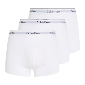 Calvin Klein 3P Modern Cotton Stretch Trunk Hvid bomuld Medium Herre