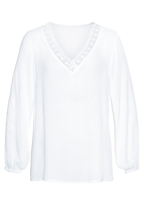 VIVANCE Bluse  hvid