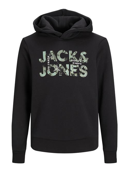 Jack & Jones Junior Sweatshirt 'Tech'  pastelgul / grøn / sort / hvid