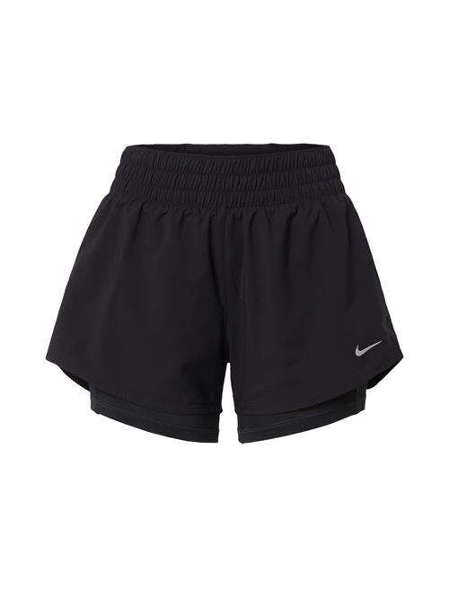 NIKE Sportsbukser  grå / sort